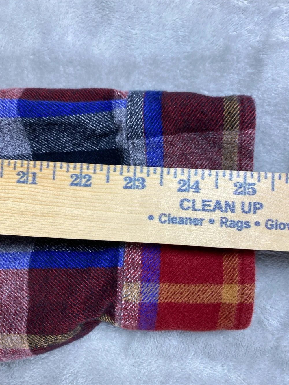 Lot‎ Of Two The North Face Men’s 2XL Plaid Flannel Shirt Red Blue+Green Navy
